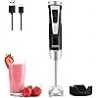 VEVOR Hand Blender, 8 Velocidades Variables Immersion Blender, Mezclador de Mano de Acero Inoxidable Potente Motor Hand Mixer, C