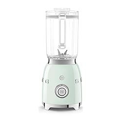 SMEG 50's Retro NEW Countertop Blender con 4 Presets y 4 Ajustes de Velocidad con 6 Cup BPA Free Titan Renew JUG (Pastel Green)
