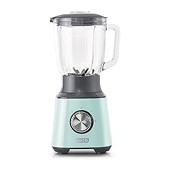 Dash Quest 50 oz Licuadora de cocina con encimera, procesador y mezclador profesional de alta velocidad y alta resistencia, Aqua