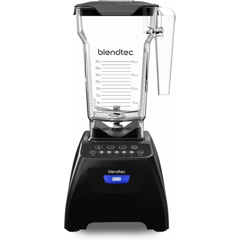 Blendtec Classic 575 Blender - WildSide + Jar (90 oz) - Potencia de grado profesional - autolimpieza - 4 ciclos preprogramados -