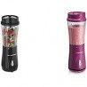 Hamilton Beach Blender Personal para Shakes and Smoothies con 14oz Travel Cup, Negro 51101A