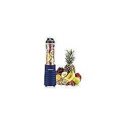 La Reveuse Smoothies Blender Personal Size 300 Watts con Botella Deportiva de Viaje Portátil sin BPA de 18 oz, Navy