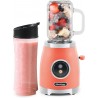 Americana EPB399C BPA Free Glass Blending Jar y Tritan Sports Bottle Blend Smoothie personal, Crush Ice, Shakes, Keto Protein Bl