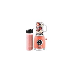 Americana EPB399C BPA Free Glass Blending Jar y Tritan Sports Bottle Blend Smoothie personal, Crush Ice, Shakes, Keto Protein Bl