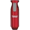 Mezclador de mano de inmersión Cuisinart CSB-76MR SmartStick de 200 vatios, rojo metálico