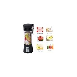 Licuadora Portátil-Jugador de Frutas y Verduras-Para Deportes de Viaje Cocina-380Ml Con 6 Cuchillas-WENPIC Mezcladora de Aliment