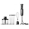 Nutribullet Immersion Blender Deluxe Set, Negro 30 oz, Motor 350W, Dial de Velocidad Variable