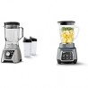 Oster BLSTTS-CB2-000 Pro Blender con Textura Selecciona Configuración, 2 Blend-N-Go Cups y Tritan Jar, 64 Onzas, Blender de Níqu