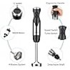 Keylitos 5 in1 Mezcladora de Mano de Inmersión - Mejorada 1000W Handheld Stick Blender con 15 Velocidad para Smoothie, Sopa, Com