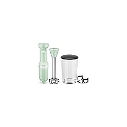 KitchenAid Blender de Mano con Cable de Velocidad Variable KHBV53, Pistacho