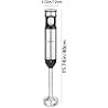 1720 Mezcladora de inmersión 110V 2 En 1 800W Blender de Mano Desmontable Egg Beater Eléctrico Acero Inoxidable Stick de Inmersi