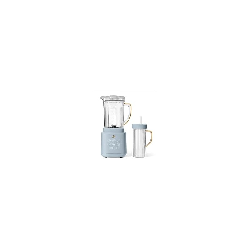 Hermoso sistema de licuadora PowerExact, de Drew Barrymore White Icing (Azul Flor de Maíz)