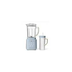 Hermoso sistema de licuadora PowerExact, de Drew Barrymore White Icing (Azul Flor de Maíz)