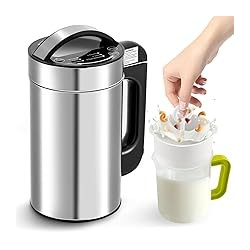 Moongiantgo Nut Milk Maker Machine 35oz, 7-In-1 Soy Milk Maker, Automatic Homemade Almond Milk Macker, Oat Milk, Plant Based Mil