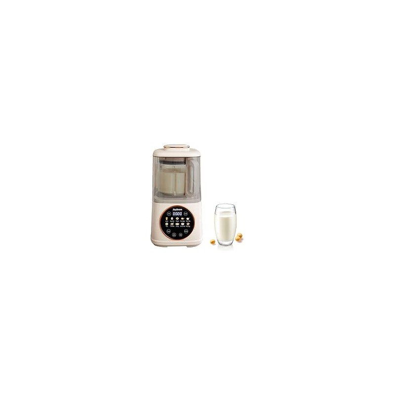 Joydeem JD-J03 Quiet Cooking Blender with Soundproof Shield, Silent Hot Cold Blender for Soy Milk & Juice, 8-Speed and Temperatu