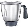 Judge Delight Wet / Dry 3 -Jar Mixer Grinder Potente motor de 750 vatios, cuchillas y frascos de acero inoxidable, diseño elegan