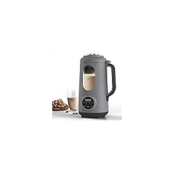 Creadora de leche de nueces, 35oz(1000ml) Creadora automática de leche de soja para almendras caseras, avena, leche de soja, lec