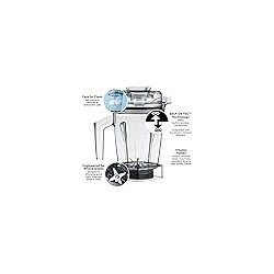 Envase de granos secos de la serie Ascent Vitamix, 48 oz. con DETECCIÓN AUTOMÁTICA