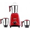 TABAKH Indian Mixer Grinder | 3 frascos de acero inoxidable | 650 vatios | 110 voltios | Rojo