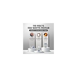Preethi Blue Leaf Platinum 550 vatios 3 Jar Indian Mixer Grinder 110 voltios