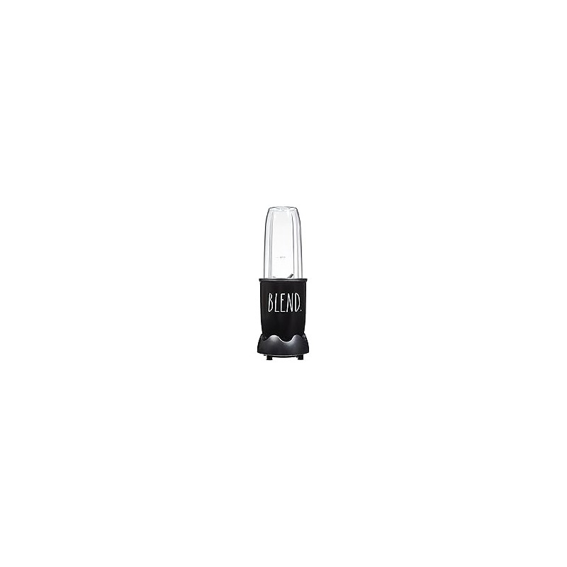 Rae Dunn Personal Blender 600W | 24oz Capacity | BPA-Free Jar | Crushes Ice | Leak-Proof | Anti-Slip Feet | Dishwasher Safe, Cre