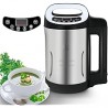 Sopa 1.6 L, Sopa suave multifuncional 4 en 1 y Sopa gruesa con panel de control LCD, Sopa caliente eléctrica de acero inoxidable