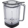 ZWILLING Enfinigy Jarra de licuadora eléctrica de 60 oz con cuchilla cruzada y tapa de vacío - Blanco