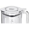 ZWILLING Enfinigy Jarra de licuadora eléctrica de 60 oz con cuchilla cruzada y tapa de vacío - Blanco