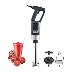 Licuadora de inmersión comercial VEVOR 750W con velocidad variable, motor de cobre puro, cuchillas de acero inoxidable 304 y 11,