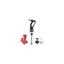 Licuadora de inmersión comercial VEVOR 750W con velocidad variable, motor de cobre puro, cuchillas de acero inoxidable 304 y 11,