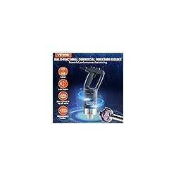 Licuadora de inmersión comercial VEVOR 750W con velocidad variable, motor de cobre puro, cuchillas de acero inoxidable 304 y 11,