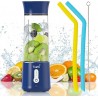 Mezcladora Portátil Taza, TastLi Personal Smoothie Blender para Batidos y Batidos, con Botellas Blender de 17 oz, Inalámbrica, U