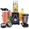 Nuovoware Licuadora Portátil para Batidos y Batidos, 12 PCS Licuadoras de Tamaño Personal con Hoja de 6 Edas, 600W Smoothie 2 * 