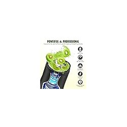 Nuovoware Licuadora Portátil para Batidos y Batidos, 12 PCS Licuadoras de Tamaño Personal con Hoja de 6 Edas, 600W Smoothie 2 * 