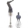Robot Coupe MMP190COMBI Variable-Speed Mini Power Mixer Immersion Blender with 8-Inch ArmShaft and 7-Inch Whisk, 120-Volts, Grey