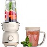 La Reveuse Personal Size Blender 300 Watts for Shakes Smoothies Sazonadores Salsas con 17 oz Taza /10 oz Taza, Estilo Retro